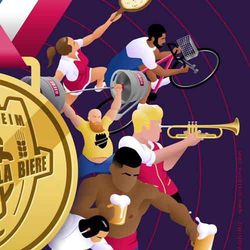 Affiche de la Fte de la Bire de Schiltigheim 2024