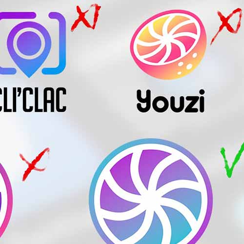 Logo d'application de type Instagram pour la srie ''Le Sens des Choses''