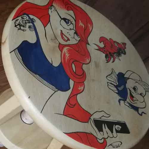 Tabouret La petite sirne moderne