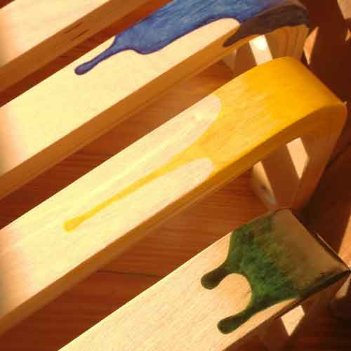 Tabouret de peinture ''Groot''