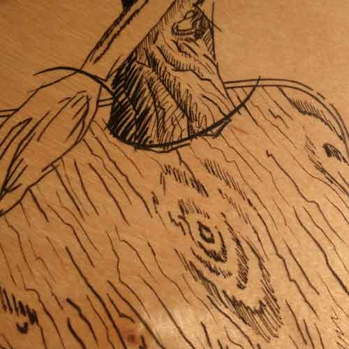 Tabouret de peinture ''Groot''