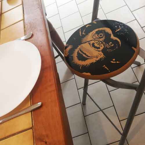 Tabouret Singe